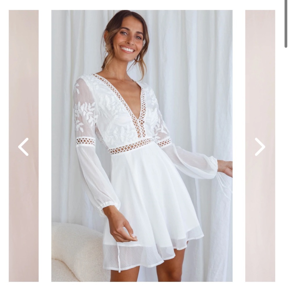 White Bridal Shower Dress